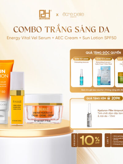 Combo trắng sáng & đều màu da
